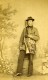 France Chasseur Costume Fusil De Chasse Ancienne CDV Photo 1860 - Old (before 1900)