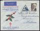 1934 Special Flight Cover Emma Zegels Batavia Centrum To Haarlem Holland - Niederländisch-Indien