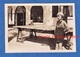 Photo Ancienne Snapshot - LE PYLA - Portrait Petite Fille Jouant Au Ping Pong - Enfant Girl Mode Robe Tennis De Table - Sports