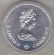 Canada 5 Dollars 1973 JO Montréal 1976 Carte L, Argent  Unc Dans Sa Capsule - Canada