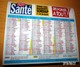 CALENDRIER CHEVALET BUREAU PLASTIQUE RIGIDE 1994 GROUPE DE PRESSE ALAIN AYACHE FORMAT 17,8X15cmX2 - NOTRE SITE Serbon63 - Formato Grande : 1991-00