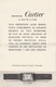 Cartier. Bijoux Joaillerie. Carton D'invitation Exposition De Leur Collection. Ancienne - Autres & Non Classés