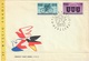 POLAND 1962 - XV INTERNATIONAL CYCLING RACE FOR THE PEACE - WARSZAWA / BERLIN / PRAHA - FDC 27.4.1962 - SCOTT #1053/4/5 - Ciclismo