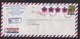 Singapore: Registered Airmail Cover To Netherlands, 1976, 5 Stamps, Flower, Berries, R-label (damaged, Opened 3 Sides) - Singapore (1959-...)