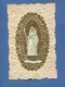 CPA Image Pieuse Religieuse Dorée Dentelle Anna Joly Souvenir Première Communion 1917 église St Louis Villemont - Devotion Images