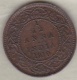 Inde  1/12 Anna 1917 ,  Edward VII .Bronze .KM# 498 - Inde