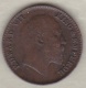 Inde  1/12 Anna 1917 ,  Edward VII .Bronze .KM# 498 - Inde