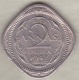 Inde  2 Annas 1947 Calcutta , George VI . Copper-Nickel. KM# 542 - Inde