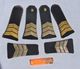 Delcampe - MARINE NATIONALE - LOT 3 ANCIENNES  PAIRES EPAULETTES GRADE MAITRE à Voir .... - Uniformes