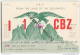 QSL - QTH - Funkkarte - I1CBZ - Italy - Merano - 1959 - Radio Amatoriale