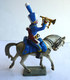 FIGURINE STARLUX Cavalier Empire C 022 ARTILLEUR DE LA GARDE TROMPETTE 1800 - 1815  1966 Plastique 1/32ème - Starlux