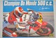 Poster Moto Champion Du Monde 500 Cc - Moto Revue - Offert Par Marlboro Yamaha - Team Agostini - Affiches