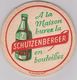 Ancien Sous Bock De Biere Française De La Brasserie SCHÜTZENBERGER ALSACE Recto/verso - Sous-bocks