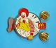 Delcampe - 1 PIN'S //   ** RONALD / CLOWN McDONALD'S ** . (Tirage 200 / McDonald's&reg; Made In U.S.A. Set Of 200) - McDonald's