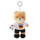 Delcampe - FIFA WORLD CUP 2018 COMPETE SET OF 7 PCS 17cm SOFT TEDDYBEAR MASCOT WITH KEY-RING - BIG C THAILAND LIMITED ISSUE - Apparel, Souvenirs & Other
