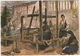 Cyprus Weaving Loom With All Its Accessoires (Wood Block Engraving, London 1878) - Lanarca, Cyprus 1985 - Cyprus