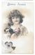 CPA..  ENFANT...ARTISTIQUE..     BONNE ANNEE...DOUCEUR....TBE....  VOIR SCAN....1911. - Portraits