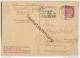 Postkarte 6 Rpfg. Mit Werbezudruck - Gelaufen Am 9.03.1945 Innerhalb Berlins - Späte Verwendung - Autres & Non Classés