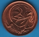 AUSTRALIA 2 CENTS 1983 KM# 63 Frilled Dragon - 2 Cents