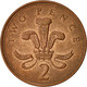 Monnaie, Grande-Bretagne, Elizabeth II, 2 Pence, 1996, TB+, Copper Plated Steel - 2 Pence & 2 New Pence