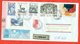 France 1988. Painting. Envelopes Past The Mail. Registered With Notification. - Covers & Documents