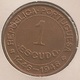 Moeda Guiné Bissau Portugal - Coin Guiné Bissau - 1 Escudo 1946 - BELA - Guinea-Bissau