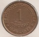 Moeda Guiné Bissau Portugal - Coin Guiné Bissau - 1 Escudo 1946 - MBC - - Guinea-Bissau