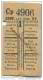 Grossbritannien - London - London County Council Tramways L.C.C. Trams - Ticket - Fahrschein - Europa