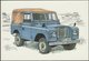 Land Rover Series III 88-Inch Pick-Up - Golden Era Postcard - Passenger Cars