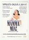 2012 Italy MAMMA MIA MUSICAL ADVERT CARD Spilles Ogsa I 2011  Postcard Music Theatre Stamps Cover - Music And Musicians