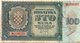 HRVATSKA-CROAZIA 100 KUNA -1941 P-2 - Croatia