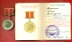 RUSSIA 1970 Russian ORGINAL Medal 100 Years Of LENIN Birthday AND DOCUMENT 383 - Russland