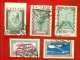 LATVIA LETTLAND 1932 SET Sc. CB9a-13a USED 496 - Latvia