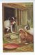 CPA Lapins Chien Niche Carotte Ferme Agriculture Oilette Tuck Serie Among The Bunnies 9539 - Perros