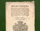 D-IT Regno Di Sardegna 1797 Abolizione Dei DIRITTI FEUDALI - Documenti Storici