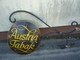 Austria-Tabak Emailschild Gewoelbt Mit Auslieger - Enameled Signs (after1960)