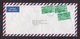 Nigeria: Airmail Cover To Netherlands, 3 Imperforated Stamps, Post Office, Cut-out From Stationery? (traces Of Use) - Nigeria (1961-...)