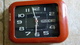 BAYARD VINTAGE - HORLOGE DE CUISINE MURALE QUARTZ RECTANGLE - Plastique Brun  - 27x20x4cm Fonctionne - - Horloges