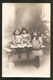 BELLE CARTE PHOTO - Photographie E. MALAVAS, ALAIS -- Jeanne, Marguerite Et Lucy Fontagne, Noel 1913 - ENFANT- FILLETTES - Personnes Identifiées