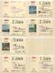 15-TICKETS-TRAIN- Vers 1990-JAPON- MAGNETIQUE-DIVERS-Plastic Fin-TBE - Europe