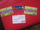 4 TICKETS - RTM--METRO-TRAMWAY-BUS-MARSEILLE TITRE DE TRANSPORT 40 ANS LYON - Europa