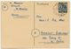 Germany 1946 12pf Postal Card, Ihlienworth To Wesermünde - Postwaardestukken