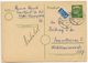 Germany, West 1955 10pf. Postal Card W/ Notopfer, Frankfurt To Leverkusen - Postcards - Used