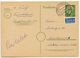 Germany, West 1955 10pf. Postal Card W/ Notopfer, Russelsheim To Leverkusen - Postcards - Used