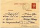 COTE Fse DES SOMALIS  CARTE INTERZONE (EP 80 C. PETAIN) DEPART COTE Fse DES... 28 NOV 41 DJIBOUTI POUR LA FRANCE - Lettres & Documents