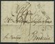 HAMBURG VORPHILA 1791, DAENNEMARK, L1 Auf Brief Von Flensburg Nach Bordeaux, Handschriftlich Fr. Hamburg, Pracht - Prephilately