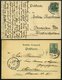 BAHNPOST 1874-1923, 10 Verschiedene, Teils Interessante Belege, Feinst/Pracht, Besichtigen! - Franking Machines (EMA)