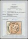 Dt. Reich 30 BrfStk, 1874, 9 Auf 9 Kr. Braunorange, K1 FRANKFURT A.M., Prachtbriefstück, Fotoattest Brugger, Mi. (600.-) - Gebraucht