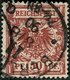 Dt. Reich 50ab O, 1889, 50 Pf. Dunkelfeuerrot, Pracht, Kurzbefund Wiegand, Mi. 280.- - Used Stamps