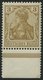 Dt. Reich 69b **, 1904, 3 Pf. Braunocker,ohne Wz., Postfrisch, Unterrandstück, Pracht, Fotoattest Jäschke-L., Mi. (900.- - Oblitérés